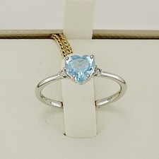 Anello MILUNA, Topazio celeste