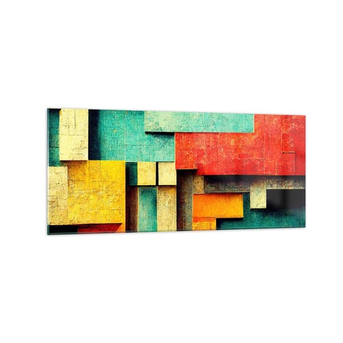 Quadro vetro 120x50cm 3d - su,