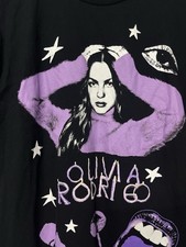 T-shirt Olivia Rodrigo manica corta nera grafica - donna taglia L