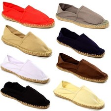 Espadrillas Donna Scarpe Tela Corda Sandali Canvas Ciabatte da Mare Espadrillos