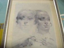 VESPIGNANI RENZO GEMELLI LITOGRAFIA BOLAFFI 76 FIRMATA MARCATA CONDIZIONI OTTIME