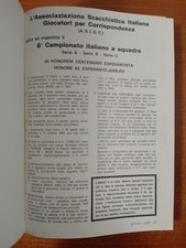 1987 TELESCACCO NUOVO - L'ASSOCIAZIONE SCACCHISTICA ITALIANA GIOCATORI PER CORRI