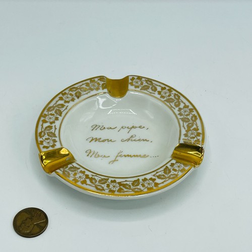 Vintage limoges ashtray french - limoges,