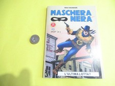 MASCHERA NERA MINI FUMETTO ALBO LIMITED EDITION L'ULTIMA LOTTA GADGET 2022 Corno