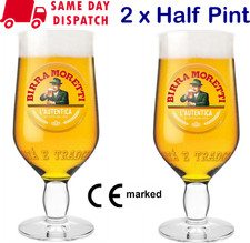 Set of 2 Birra Moretti Half