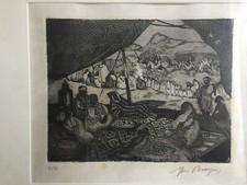 Yves BRAYER Aquatinte