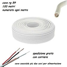 Cavo Video Coassiale RG59 +