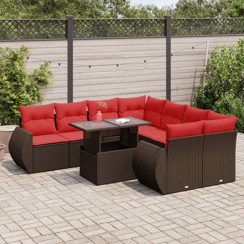 Set divano giardino 9pz - divano,