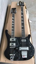 Chitarra doppio collo - collo, nera