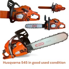 Motosega professionale Husqvarna 545 2013. Barra 15" usata in buone condizioni 3,1HP Regno Unito