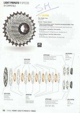 Pignoni compatibili shimano - pignoni,