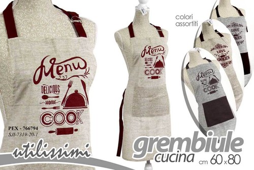 Grembiule cucina con tasca - grembiule,