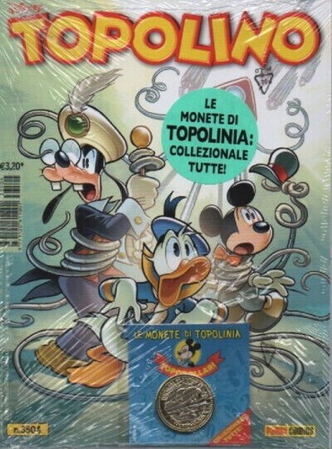 Topolino 3504 con moneta - ,