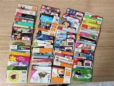 125 Ricariche Telefoniche da Collezione tutte diverse tra loro italiane ed...