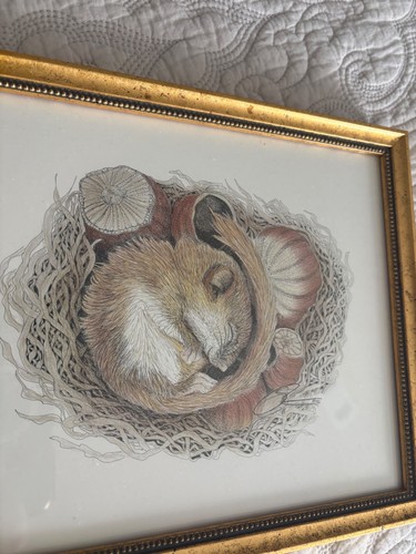 Vintage print sleeping - vintage,