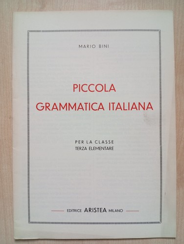 Piccola grammatica italiana