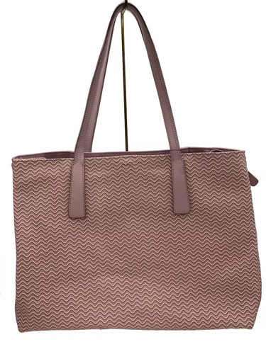 Borsa zanellato pelle rosa - borsa, in