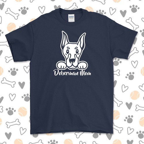 Shirt mamma doberman - t-shirt, |