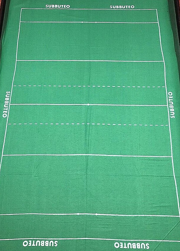 Subbuteo rugby pitch campo - rugby,