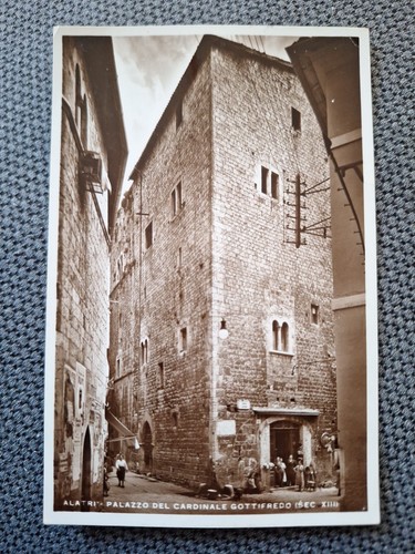 Cartolina alatri palazzo del - alatri,
