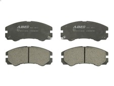 Brake pad set, disc brake ABE