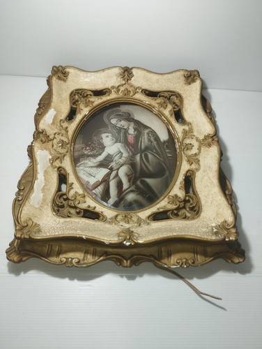 Antico quadro madonna con - antico,