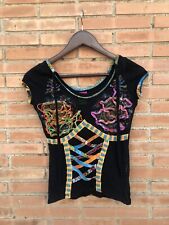 TOP SAVE THE QUEEN Taglia Size S Fast Fashion Made In Italy Raro Rare
