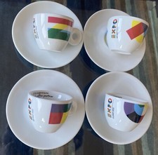 Illy Espresso Expo Milano 2015 set 4 tazzine+4 piattini