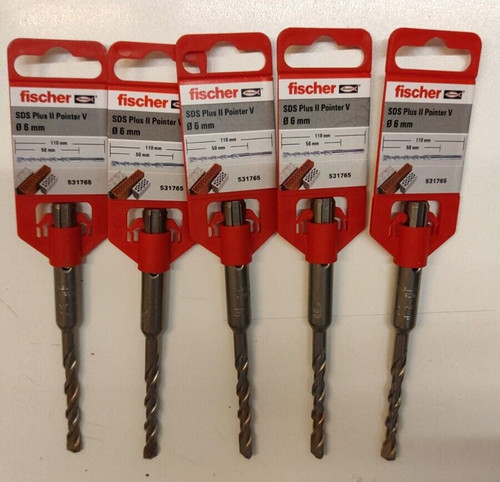 Kit punte trapano fischer - 5,