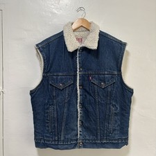 Vintage levi sherpa gilet - levi’s,