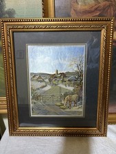 Quadro Paesaggio con neve e