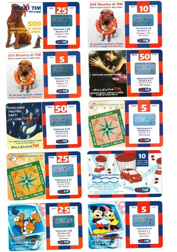 Lotto schede telefoniche - lotto, 50