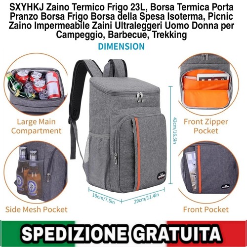 Zaino termico frigo 25l borsa - termico, 25l,