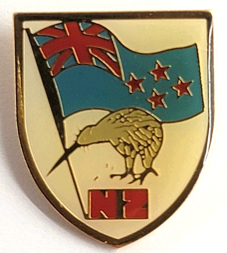 Spilla bandiera kiwi - , nuova