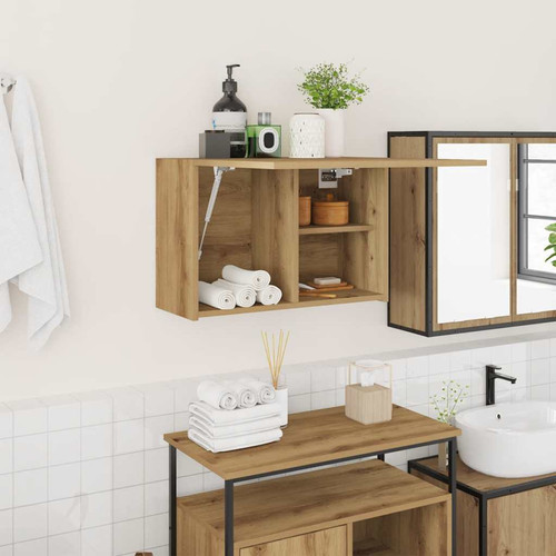 Mobile bagno parete rovere