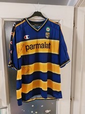 Maglia Parma Home 2002/2003 Champion jersey  XL #8 Lamouchi Autografo Vedi Figur