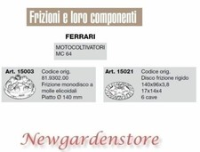 Frizione monodisco disco