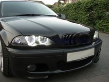 FARI ANGEL EYES CCFL NEON+FRECCE BMW SERIE 3 E46 BERLINA/TOUR. CROMO/NERI 98-01