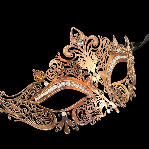 Maschera lusso metallo - maschera,