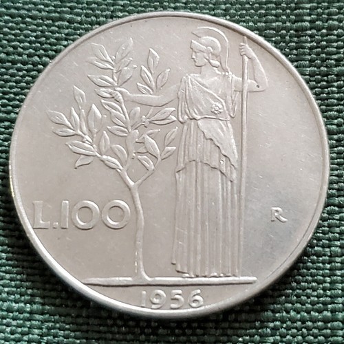 1956 italy 100 - italy, coin