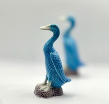 Statuina anatra in porcellana