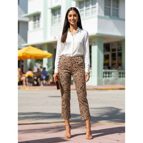 Pantaloni zara stampa - pantaloni,