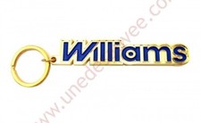 PORTE-CLÉ RENAULT CLIO WILLIAMS 2.0 BLEU SPORT - OR ET BLEU