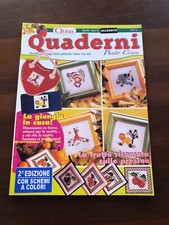 La cruna Quaderni punto croce n.5 anno III La frutta ricamata sulle presine