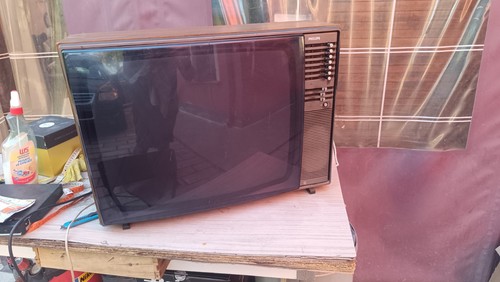 Televisore vintage philips - vintage,