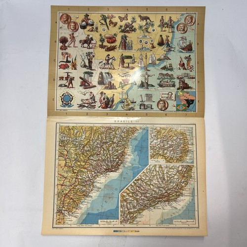 Stampa geografica brasile 1959 - geografica,