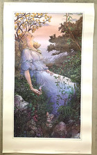 Litografia Psyche di Barry Windsor-Smith/1980/27 x 16 pollici