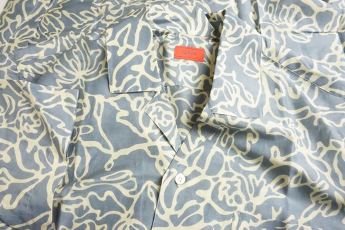 Camicia isaia napoli blu beige - isaia,