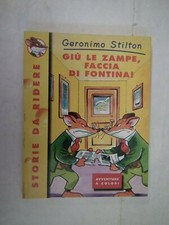 GERONIMO STILTON 3 GIU' LE ZAMPE FACCIA DI FONTINA PRIMA ED PIEMME 2000