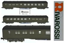 RIVAROSSI ATLAS 9697 VAGONE MILITARE RISTORANTE SENZA LOGHI IN BOX SCALA-N 1/160